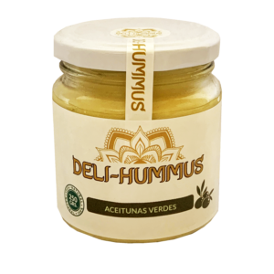 Hummus con Aceitunas verdes