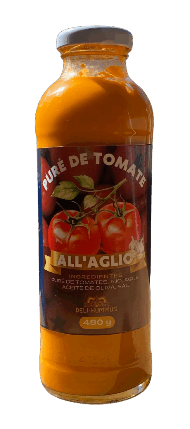 All´aglio (Puré de tomate con ajo)